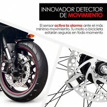 Redlemon - Candado para Bicicleta y Motocicleta con Alarma, Sensor de Movimiento,  Antirrobo de Compatible con Vehículos con Llanta de Disco, Resistente a Salpicaduras - 1 - Ver 4