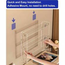 3 Tier Display Rack, Paint Rack Wall - Mount No Drill Acrylic Paint Storage Organizer, Miniature Holder 2oz Bottle, Nail Polish Organizer, Badges, Figures 1 - 1 - 查看 6