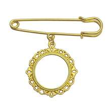 Phụ kiện cưới DIY cá nhân hóa, Mặt dây chuyền ảnh kỷ niệm ngày lễ tùy chỉnh, Trang trí khung ảnh hai mặt - Nhiều màu - Vòng ren - Xem 14