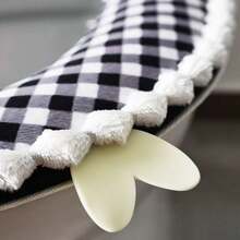 花卉蕾丝马桶座套，防水，农舍风格，适用于标准马桶，拉链设计，四季皆宜 - 彩色 - 查看 8