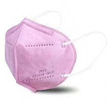 KN95 Face Mask 50 PCS Breathable Protection Masks Individually Wrapped 5-Ply KN95 Black Masks Cup Dust Safety Masks - Hot Pink - View 1