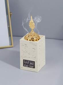 一套现代纯色树脂圆柱形香炉，包含一个精致时尚的巴库香炉和一个简约的巴库香炉底座。这款香炉可用作办公室、家具、书房、客厅、卧室、桌面、餐桌等场所的装饰品，也可作为香氛容器使用。 - 彩色 - 查看 17