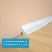 1pc 2m/39.37in Self-Adhesive Wall Corner Trim Molding, Ceiling Baseboard Edge Decorative Strip, DIY Home Decor - Multicolor - View 15