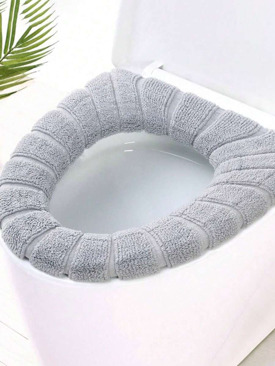 1pc Universal Thickened Toilet Seat Cover, Bathroom Toilet Seat Decoration, Autumn Decor - Multicolor - View 1