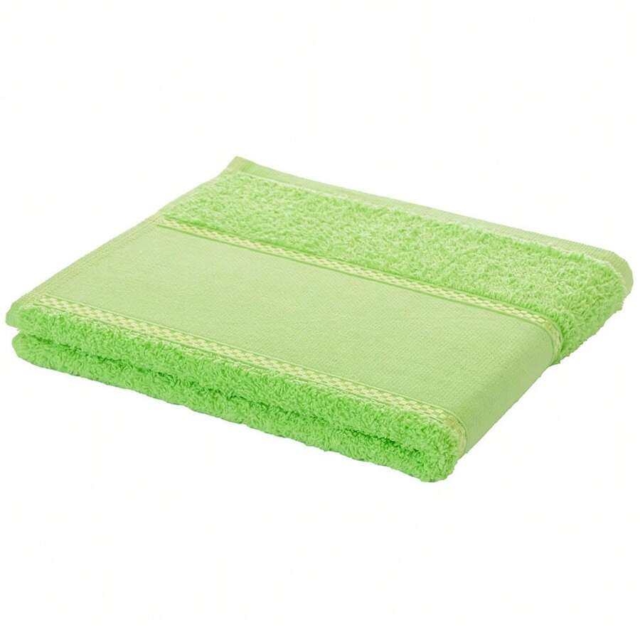 Kit Of 3 Arteira Russian Stitch Face Towels For Machine Embroidery, 100% Cotton - Pistachio Green - View 1