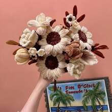 100/200/300 Pcs Pipe Cleaner Mocha Mousse Color, Pipe Cleaners, Pipe Cleaners Craft Supplies, Chenille Stems For DIY Arts Crafts Project, Pipe Cleaner For Craft Foldable Chenille Rod Pipe Cleaner, Craft Pipe Cleaner For DIY Craft And Cleaning, Chenille Stems Creative Craft Pipe Cleaners Flowers For DIY Craft Bouquets ﻿ ﻿ ﻿ ﻿ - Mocha Mousse - View 8