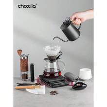 7/9/15pcs Choxila Pour Over Coffee Set Coffee Maker Kit, Portable V02 Hand Brew Drip Set With Tool Case, Coffee Accessories - 9件套裝 - 查看 3