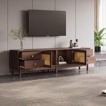 Television Stands & Entertainment Centers - Brown + Particle Board + 70-79 Inches - View 4