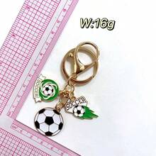Móc khóa đội bóng đá 2026 thời trang mới bóng thể thao cúp móc khóa trang sức bé trai người hâm mộ bóng đá túi xe mặt dây chuyền quà tặng chìa khóa bóng đá - Nhiều màu - Xem 11