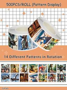 50 PCS Whimsical Cartoon Animal & Object Stickers Pack Vibrant Quirky Decals For Laptop Water Bottle Skateboard DIY Fun Decor--Funny Mixed Cartoon Creatures Stickers Pack Colorful Whimsical Decals For Journal Laptop DIY Crafts Unique Decor, Abstract Animal Stickers Tung Tung Sahur Italian Brainrot Animals Cartoon Decal DIY, Italian Brainrot, Tungtungtung Sahur, Tralalero Tralala, Boneca Ambalam, Brr Brr Patapim, Cabucino Assasino - Multicolor - View 11