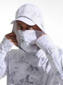 Summer Outdoor Fishing Sun Protection Clothes, Breathable Fishing/Cycling Wear