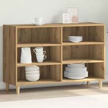vidaXL Sideboard Handwerks-Eiche 103,5x35x70 Cm Holzwerkstoff - Yellow - View 3