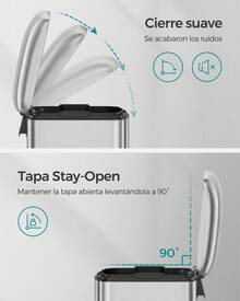 Trash Cans - Silver - View 2