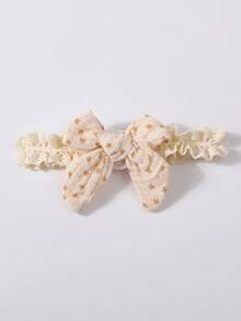 7件套婴儿蝴蝶结发带，布艺公主头饰发饰 - 彩色 - 查看 7