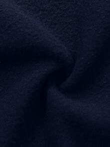 青少年男童休闲日常通勤运动风撞色字母印花保暖连帽外套和运动裤套装，秋冬季