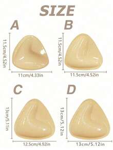 Double-Sided Adhesive Bra Pads, Waterproof Adhesive Bra Cups, Lift-Up Adhesive Bra Pads, Suitable For Bra Lining, Bust Enhancement Products - Multicolor - View 11