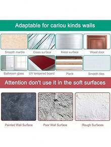 5/10 Stücke Spurlose Haken, Klebehaken für die Wand, ohne Nagel Wandmontage, für Bilderrahmen & Gemälde, Hochzeitsfotos, Wandmontage, Nagel-freie, nicht markierende Fotorahmen, Aufkleber Hängeregal Wanddekoration Haken, selbstklebende Schraubenpatch Aufkleber Malerei Haken - Verschiedenfarbig - Übersicht 8