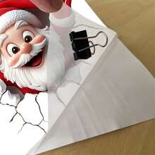 Pegatinas de Navidad para el inodoro, pegatinas de Papá Noel para la tapa del inodoro, pegatinas para el asiento del inodoro utilizadas en el baño, el inodoro y la cocina