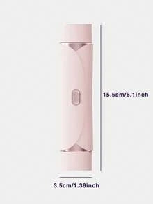 GENAI 女性便攜式電動體毛修剪器，2合1雙頭刮鬍刀，適用於腋下、腿部、手臂、比基尼區域，無線便攜式除毛裝置，適合敏感肌膚 - 彩色 - 查看 9