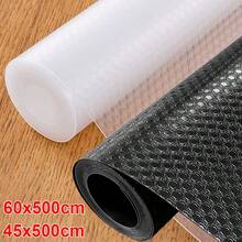 Non-Slip Draw Mat Shelf Liner Storage Pad Kitchen Cabinet Cupboard Drawer Mat - Hitam - View 6