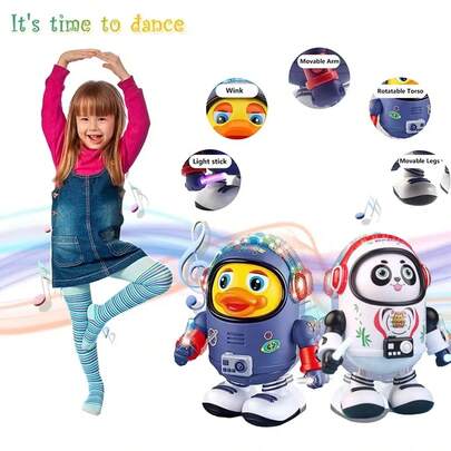 Children's Fun Dancing Toy, Electric Space Duck, Electric Musical Toy With Lights And Sounds, An Electric Toy That Can Walk And Jump, A Christmas Gift For Children, A Surprise Gift.