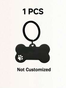 Ayotu Llavero personalizado anti-pérdida para gatos y perros, decoración de llavero, colgante anti-pérdida para mochila, etiqueta de identificación personalizada para perros, etiqueta de identificación personalizada para gatos, etiqueta de nombre de teléfono grabada personalizada, etiqueta de identificación para gatos - Multicolor - Ver 14