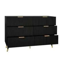 Elegant Sideboard With A Modern Design, Chest Of Drawers And Plenty Of Storage Space [OLD SKU:WF325790791WAA] - Black - View 11