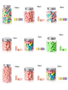 专业级记忆棉睡眠耳塞，超柔软降噪耳塞，慢回弹密封设计，极其舒适，有效阻隔鼾声，适合侧睡、旅行、办公室小憩、学习专注等场合，是节日送礼佳品。