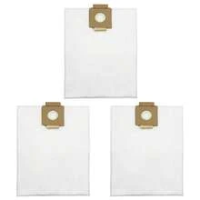 أكياس الغبار لمكانس الكهربائية من سلسلة Karcher T7/1، T9/1، T10/1، T12/1، أكياس الفلتر Karcher 6.904-335، سعة كبيرة، ترشيح قوي، مواد مقاومة للتمزق