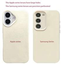 1pc Black Polka Dot Pattern Matte White Litchi Texture Shockproof TPU Phone Case Suitable For IPhone11 12 13 14 15 16 17 Pro Max, A55/54/53/52/51, S25/24/23/22/21 Series - Multicolor - View 7