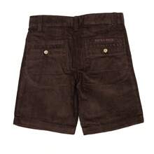 Neck & Neck Pantaloncini da ragazzo in velluto a coste con elastico in vita regolabile 17I14902 - Castano - Visualizzare 3
