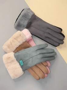 Găng tay toàn ngón mùa đông cho nữ Găng tay cảm ứng nhiệt Găng tay trượt tuyết chống lạnh Găng tay mùa đông Găng tay thể thao mềm mại cho các hoạt động ngoài trời Học sinh đi trượt tuyết Đồ dùng cho thời tiết lạnh Trang phục đi bộ đường dài Phụ kiện tuyết thiết yếu mùa thu đông - Nhiều màu - Xem 12