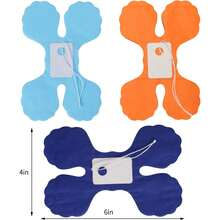 Baby Royal Navy Blue Party Decorations Streamers Garland - 12pcs Boy Birthday Frozen Ocean Shower 4 - Leaf Paper Clover Streamer, Bachelorette Bridal Wedding Engagement Banners Decor 2025 - Bleu marine clair Orange - Voir 3