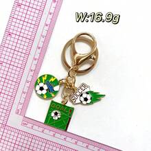 Móc khóa đội bóng đá 2026 thời trang mới bóng thể thao cúp móc khóa trang sức bé trai người hâm mộ bóng đá túi xe mặt dây chuyền quà tặng chìa khóa bóng đá - Nhiều màu - Xem 10