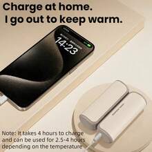 2 Packs Rechargeable Hand Warmers - Magnetic Closure , Ideal For Outdoor Activities & Camping,Gift, Present, Celebration