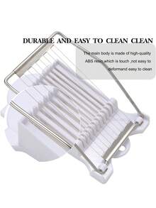 1pc Stainless Steel Luncheon Meat, Ham, Banana Slicer, Fruit Cutter, Egg Divider - Multicolor - View 6