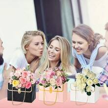 24pcs Flower Gift Bag Set, Including 12pcs Flower Box And 12pcs 3D Butterfly Decor, Multi-Functional Flower Box Portable Handbag Suitable For Bouquets, Great For Party, Mother's Day, Wedding, Birthday, Graduation, Valentine's Day And More - Multicolor - View 8