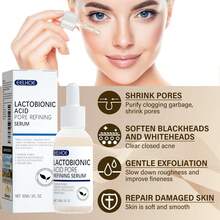 Lactic Acid Facial Serum, Facial Essence For Autumn & Winter, Moisturizing & Hydrating. Contains Witch Hazel & Ceramide. Helps Tighten Pores, Smooth & Refine Skin, Cleanse Blackheads & Blemishes - White - View 3