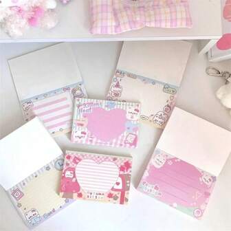 1件猫咪图案便签本待办事项清单文具