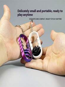 1 pieza Juguete de escritorio con estructura 3D impresa en espiral, juguete de remolino de dos colores, mejor juguete antiestrés para la oficina, regalo de fiesta de cumpleaños, regalo perfecto - Multicolor - Ver 3