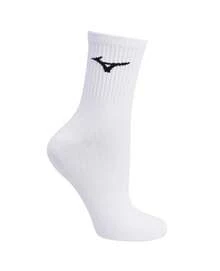 Mizuno Mid-Calf Training Socks Kit, 3-Pack - White - White - View 2