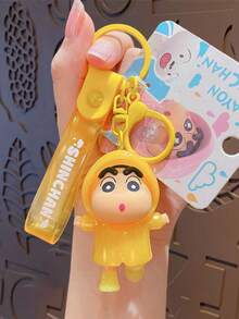Crayon Shin-Chan Cartoon Car Key Chain Pendant Cute Doll Backpack Pendant Key Chain For Birthday Party Graduation Party Small Gifts Halloween Christmas Easter - Multicolor - View 3