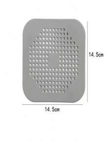 1 pièce Capteur de cheveux, Grille d'écoulement de douche carrée, Bouchon de cheveux en silicone avec ventouse, Filtre d'évier, Bouchon de vidange de baignoire/douche, Bouchon anti-odeur en silicone pour cuisine, Accessoires de salle de bain, Service de nettoyage commercial/Boutique - Multicolore - Voir 12