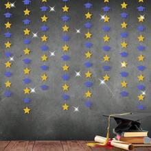 Baby Royal Navy Blue Party Decorations Streamers Garland - 12pcs Boy Birthday Frozen Ocean Shower 4 - Leaf Paper Clover Streamer, Bachelorette Bridal Wedding Engagement Banners Decor 2025 - Bleu marine doré - Voir 6