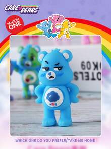 1/2PCS Care Bears Officially Licensed 3D Cartoon Bear Figurines Series Mystery Blind Bag Random One Character 8 Types Various Styles Colourful Bear Figure Cosy Setting Decoration Stocking Stuffers Christmas Gifts For Fans Friends Family - Carebears Blind Bag - View 5