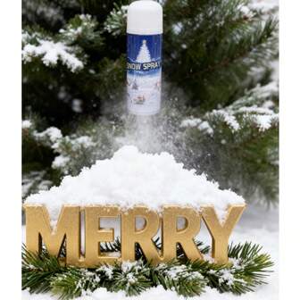 250ml White Christmas Snow Spray, Artificial Snow Spray For Glass Christmas Tree Decoration, Non-Melting Holiday Decor