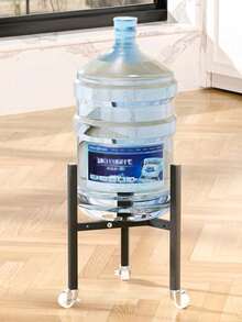 1 pieza Soporte ajustable y multifuncional para macetas de jardín, a prueba de agua y humedad, color negro