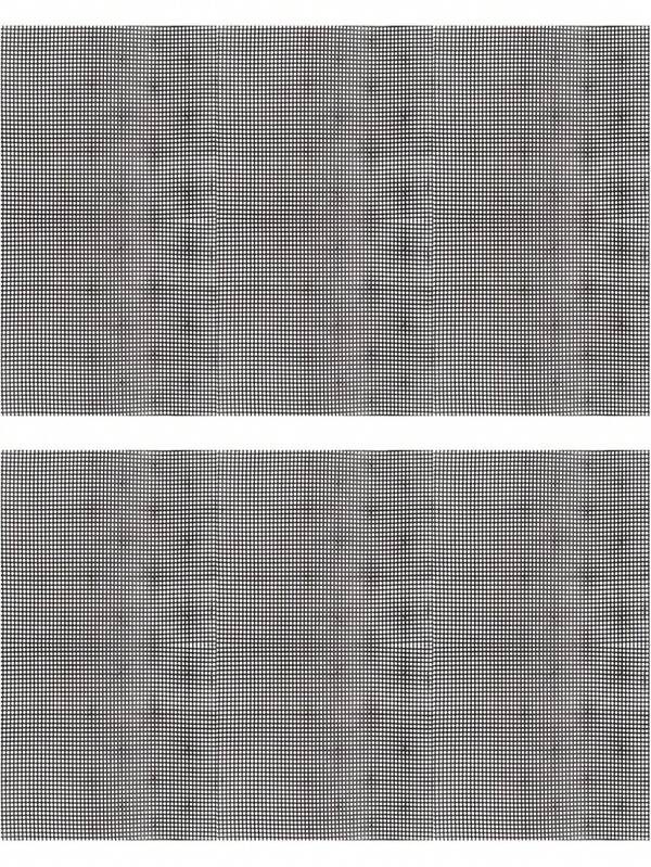 2 Stücke 20x13 Inch/50x33cm schwarze leere Kunststoffcanvas für Stickerei, Needlepoint, Häkeln, Stricken