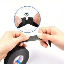 15米黑色汽车胶带,耐热降噪阻燃胶带,汽车线束保护胶带,车辆线束绝缘固定胶带,耐高温不燃汽车电路保护配件,适用于汽车电气线路、发动机和排气系统,钢丝胶带,电工绝缘胶带,线束胶带,耐热电工胶带,布基胶带 - 黑色 - 查看 12