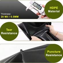 Fish Pond Impervious Film Black Waterproof Geomembrane Special Waterproof Cloth For Aquaculture Pond Slope Protection Roof